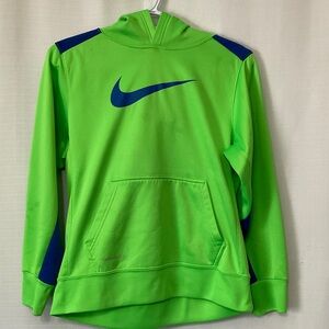 Nike Kids Neon Green Hoodie Size L